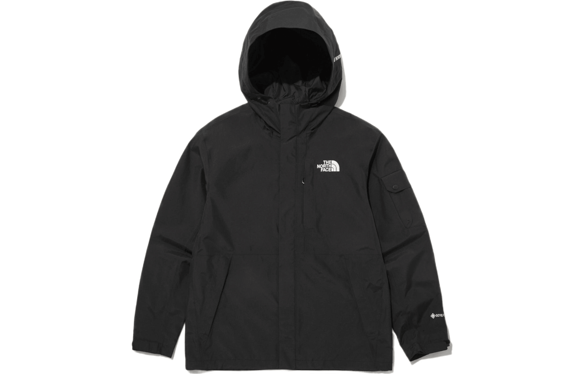北面/THE NORTH FACE The North Face GORE-TEX Logo Print Hooded Jacket Black