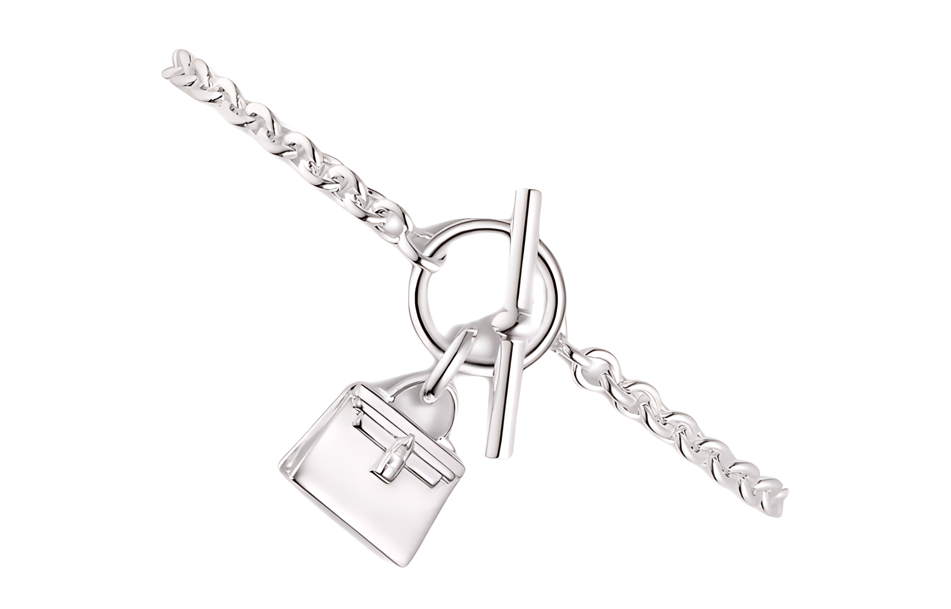 HERMES/爱马仕 Hermes Kelly Bracelet Silver