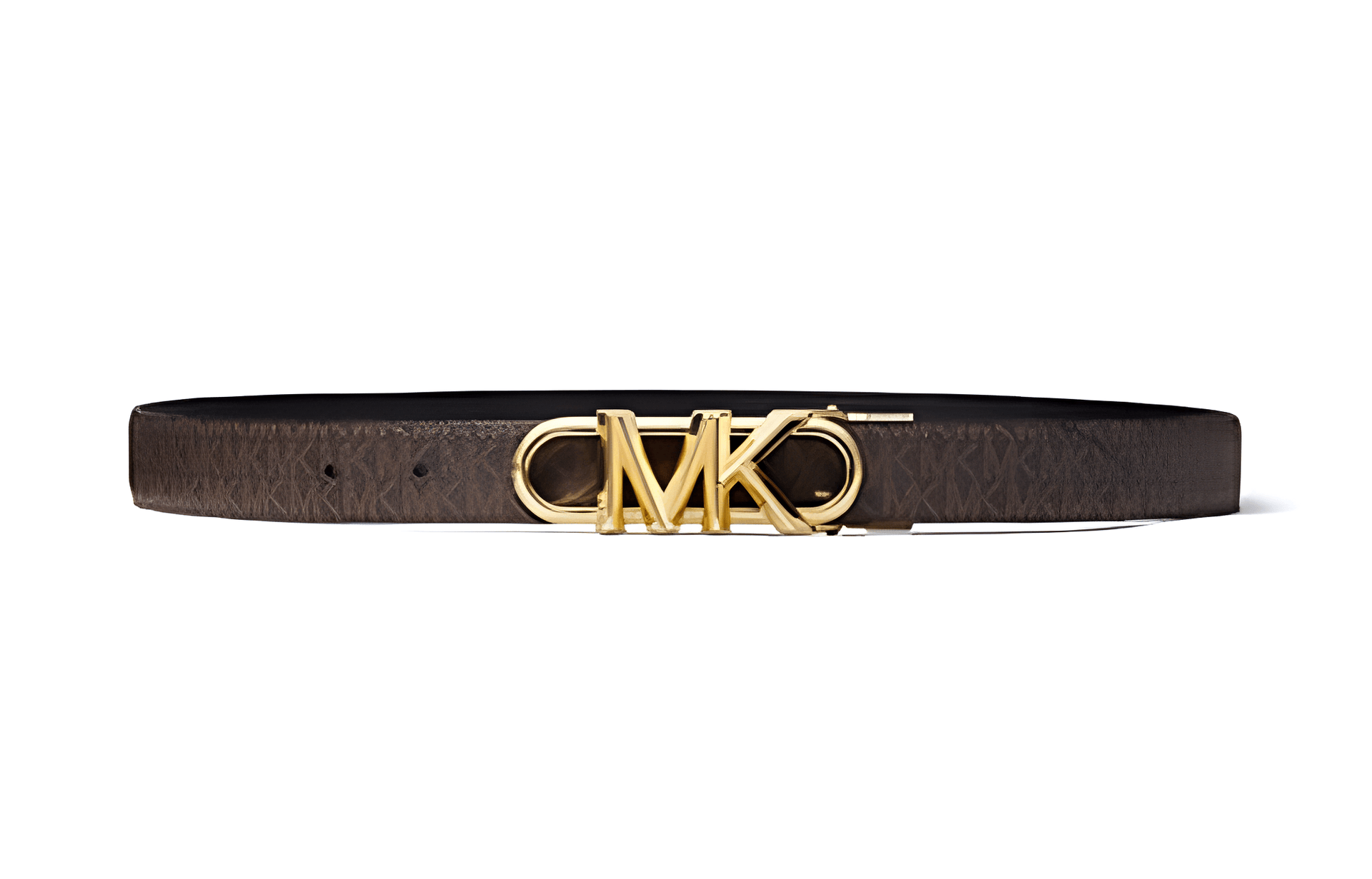 MICHAEL KORS 迈克高仕 Michael Kors Reversible Logo Leather Belt Brown