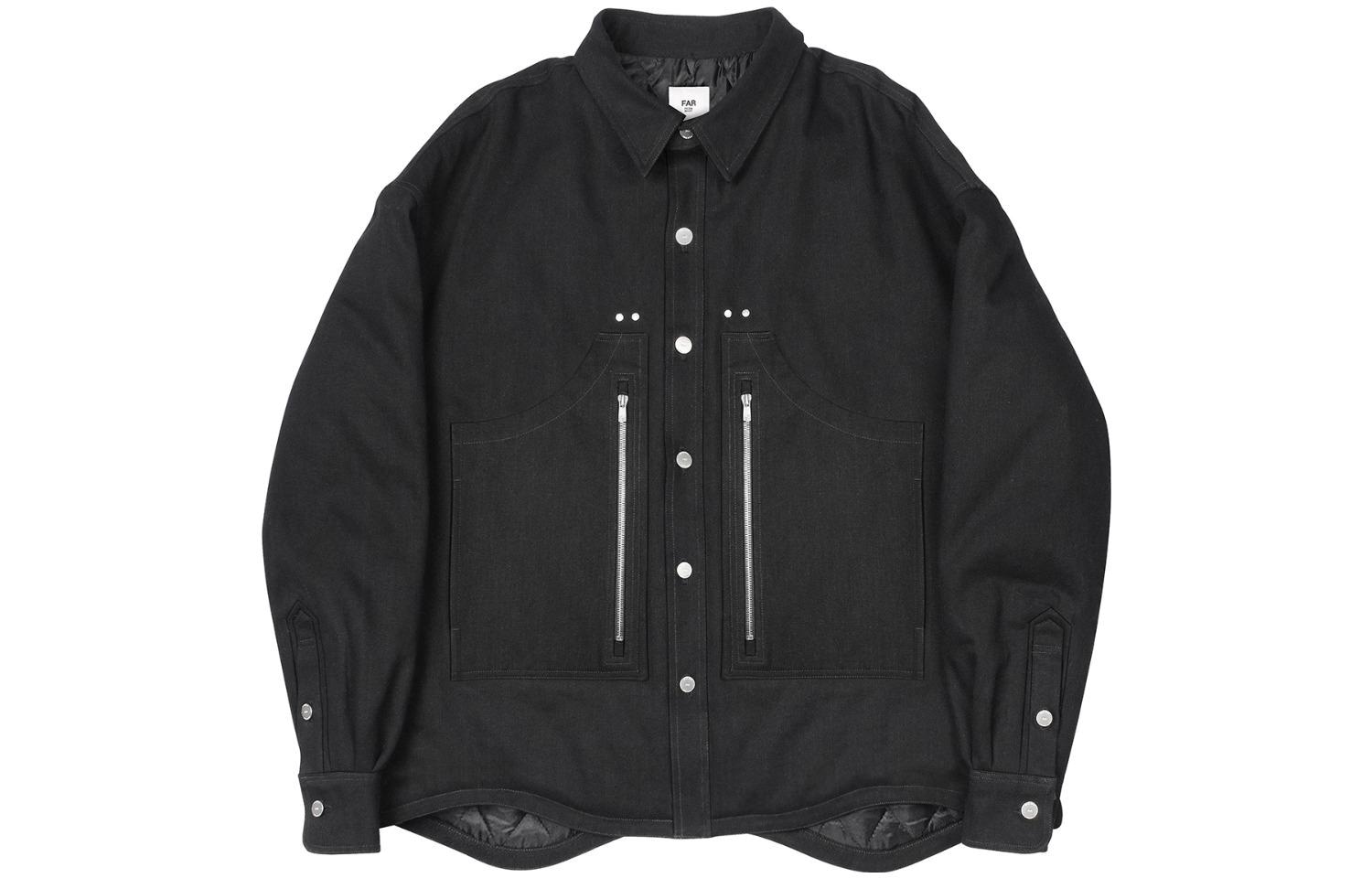 FARFROMWHAT Denim Jacket Black