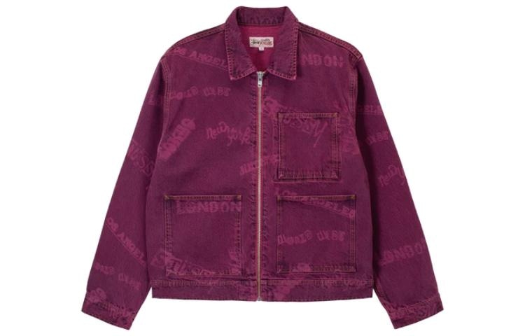 Stussy Worldwide Zip Work Jacket