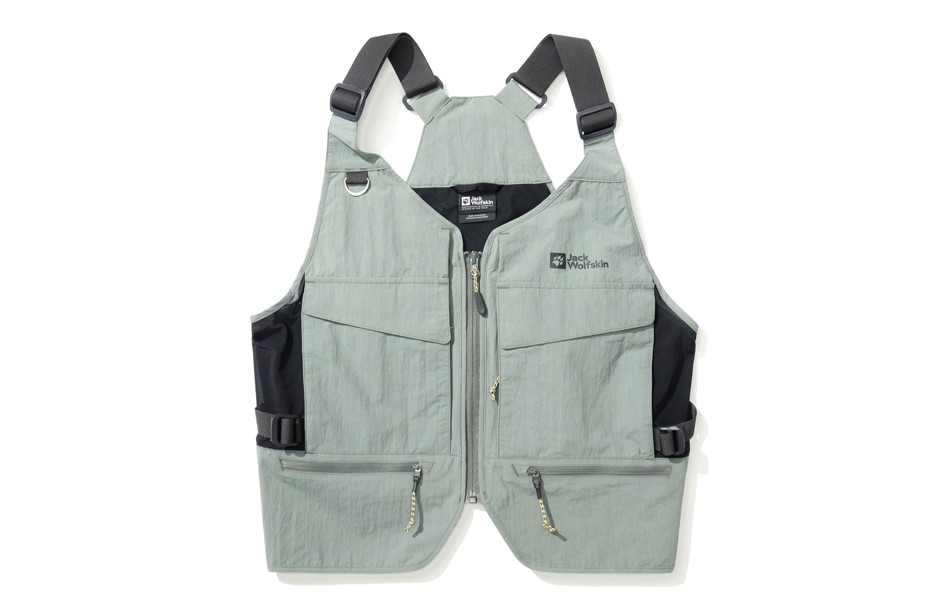 狼爪/Jack Wolfskin Jack Wolfskin Water-Repellent Vest Green