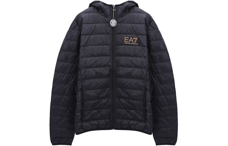 EMPORIO ARMANI/阿玛尼 Emporio Armani Quilted Down Jacket Black