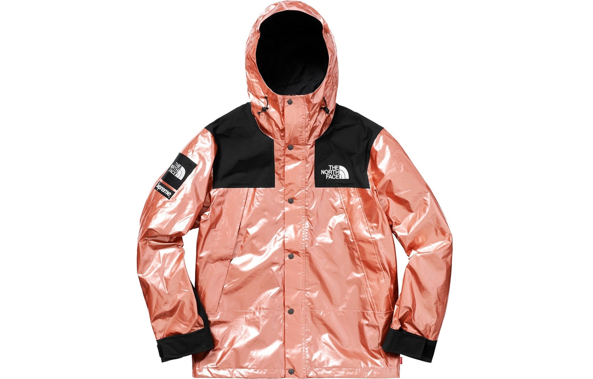 Supreme x The North Face Metallic Parka Rose Gold