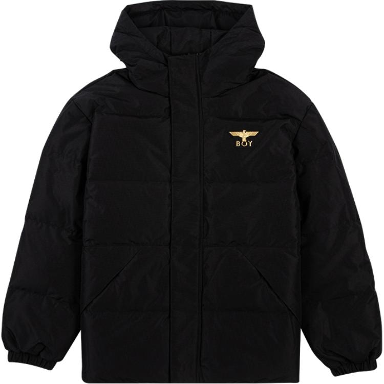 Boy London Oversized Hoodie Down Jacket Black