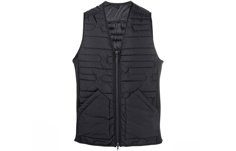 Y-3 Quilted Vest Black