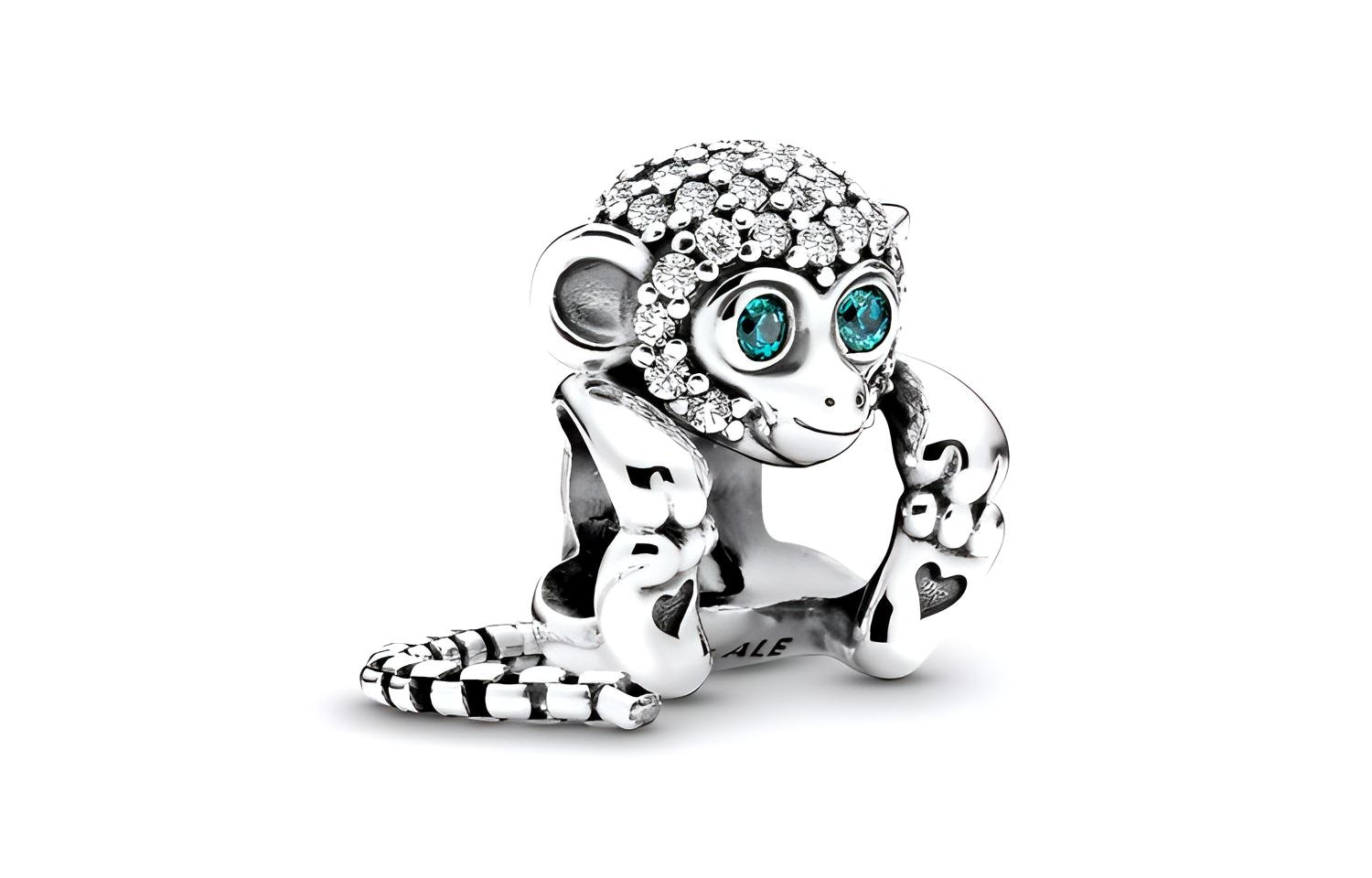 Pandora/潘多拉 Pandora Shining Naughty Monkey Charm Silver