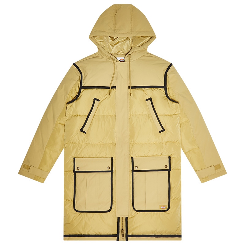 Dickies Hooded Long Jacket Khaki