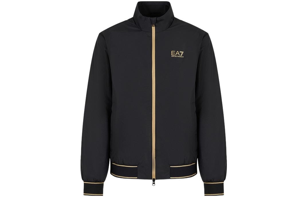 EMPORIO ARMANI/阿玛尼 Emporio Armani EA7 FW23 Black Bomber Jacket