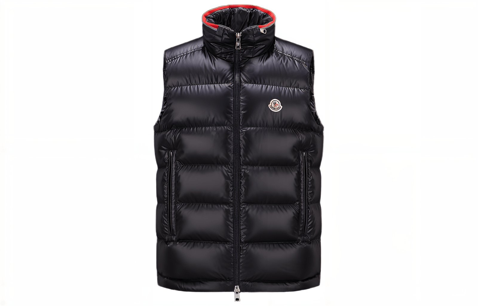 Moncler Logo Print Vest Navy