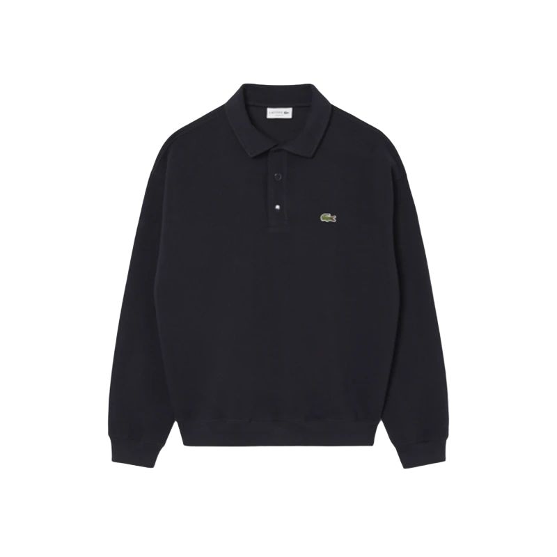 Lacoste SS25 Logo Pullover Hoodie Blue