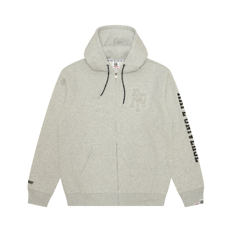 Aape FW24 White Hoodie Jacket