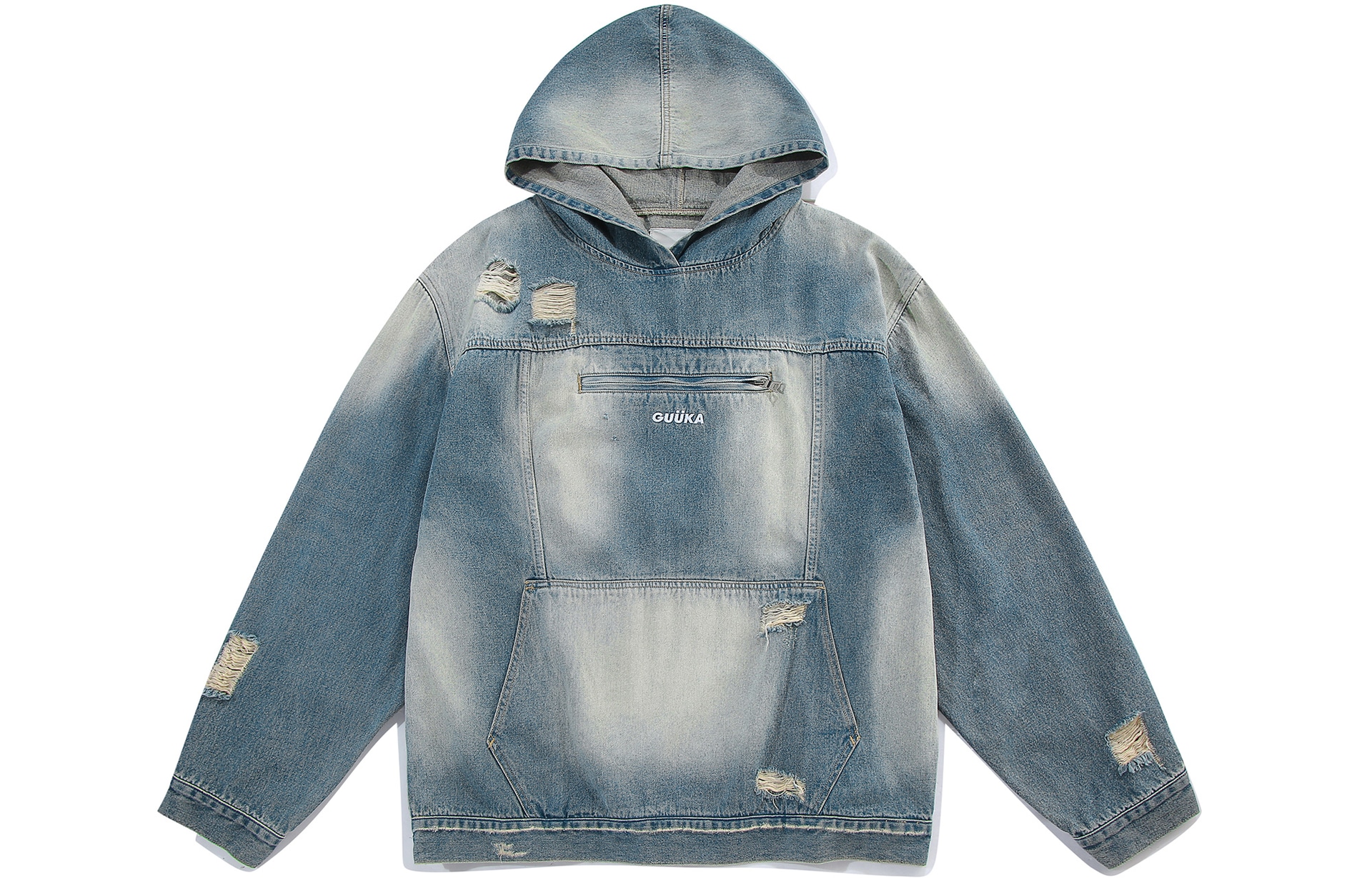 Guuka Denim Hoodie Jacket