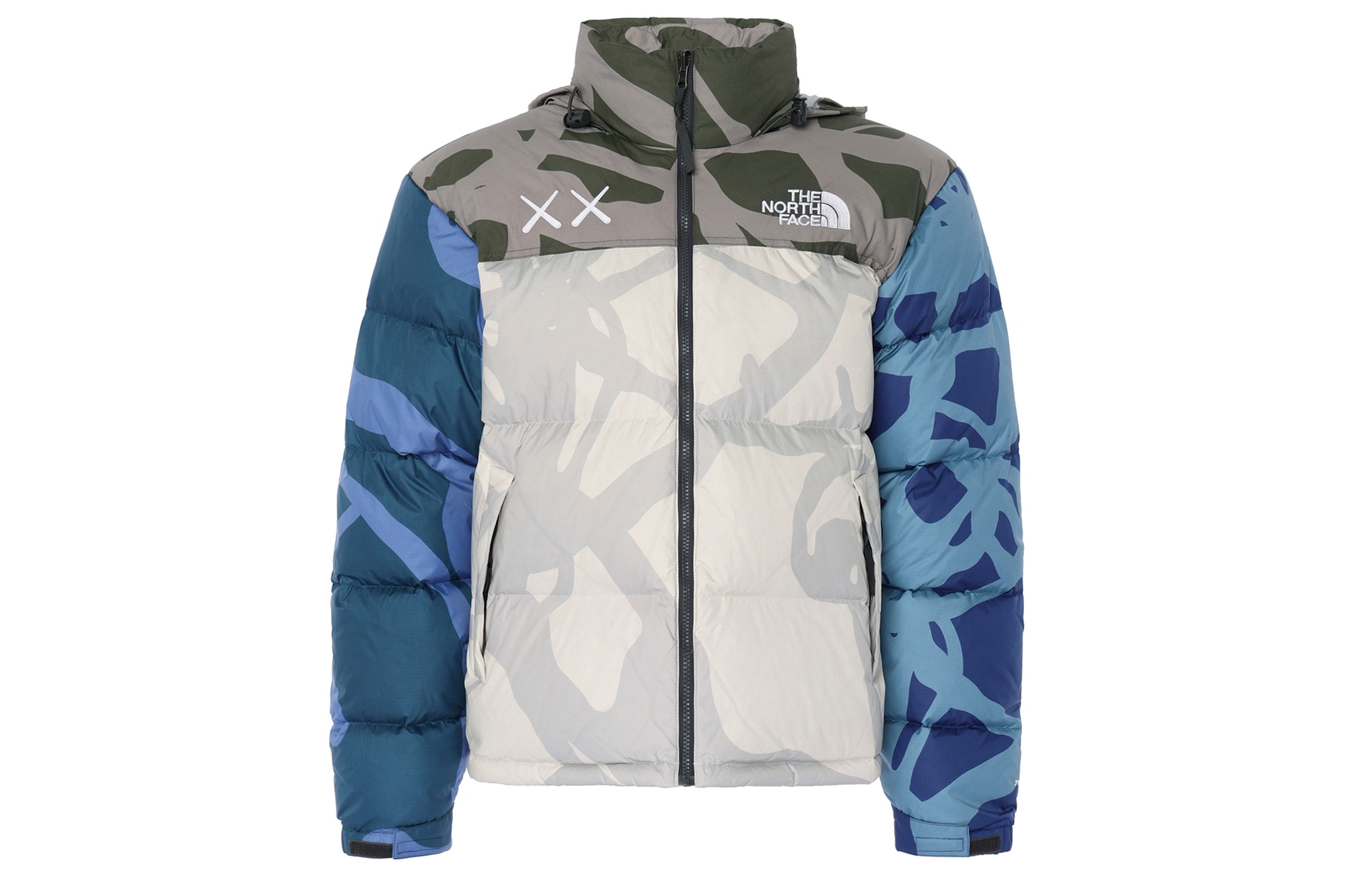 北面/THE NORTH FACE The North Face x KAWS 1996 Nuptse Grey