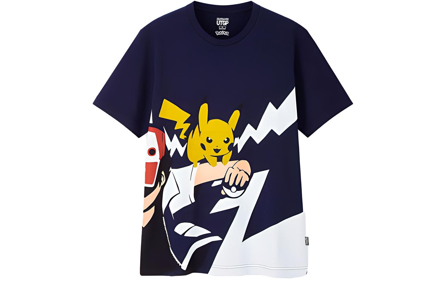 UNIQLO/优衣库 UNIQLO x Pokémon Graphic T-Shirt Navy