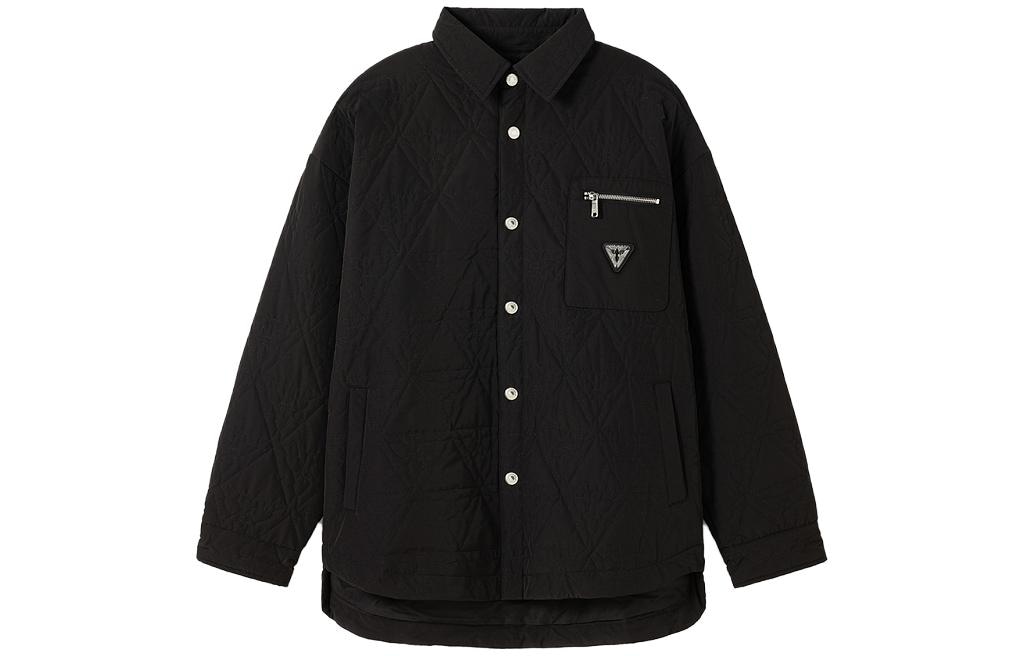 Boy London Zip Collar Cotton Jacket Black