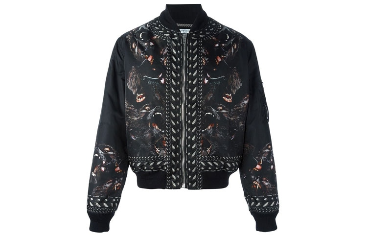 Givenchy/纪梵希 Givenchy Animal Print Zip Jacket