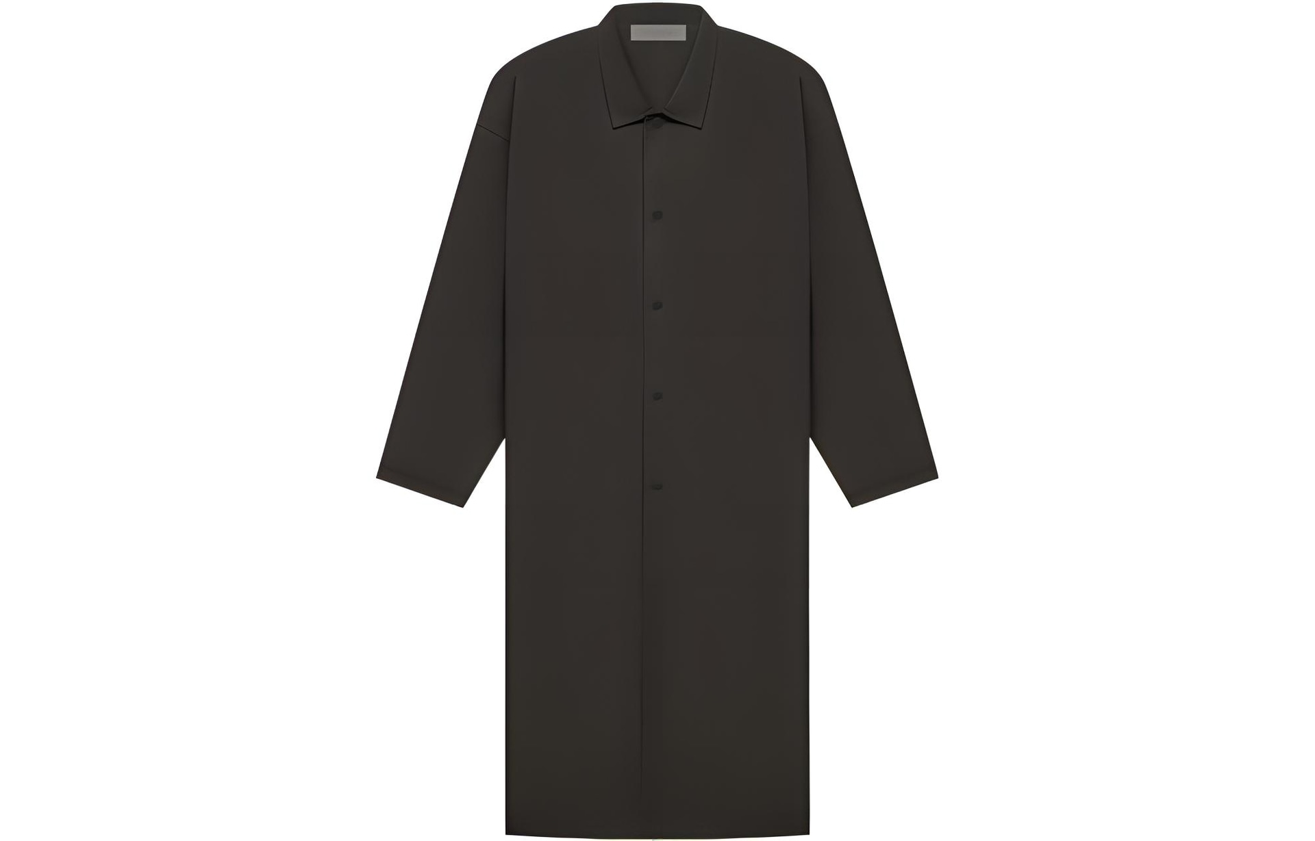 Fear of God Essentials Long Coat Off Black