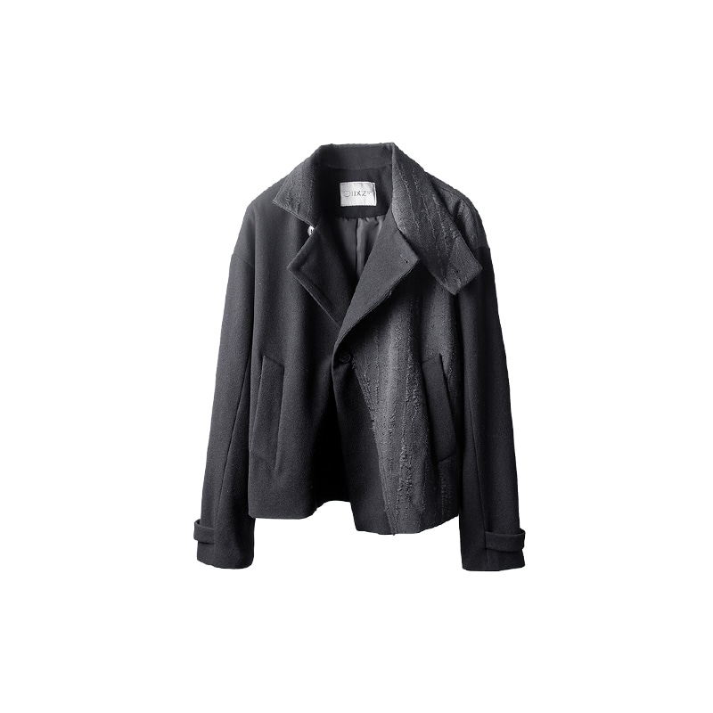 幻象者 Huanzhe Wool Jacket Black
