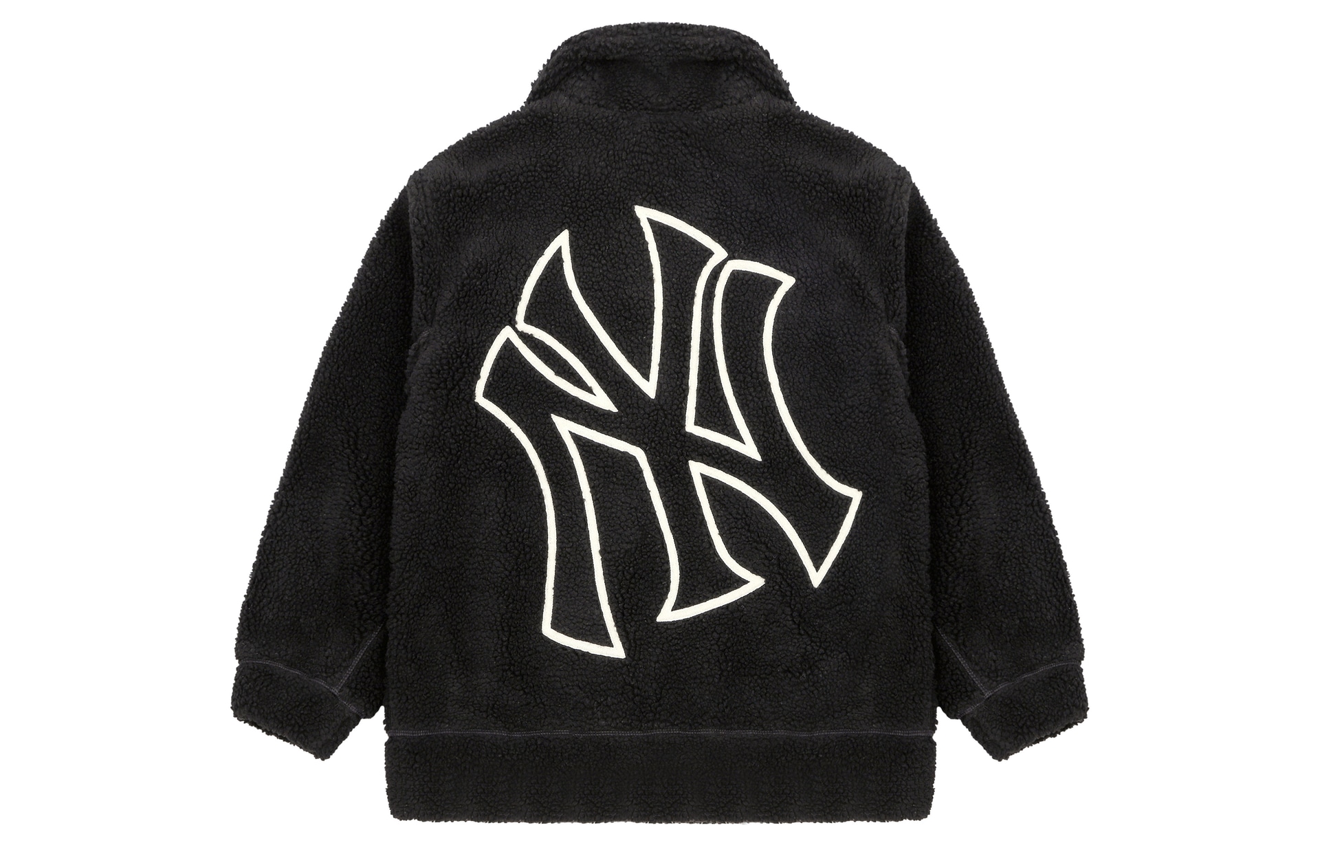 MLB Large Logo Fleece Jacket Black