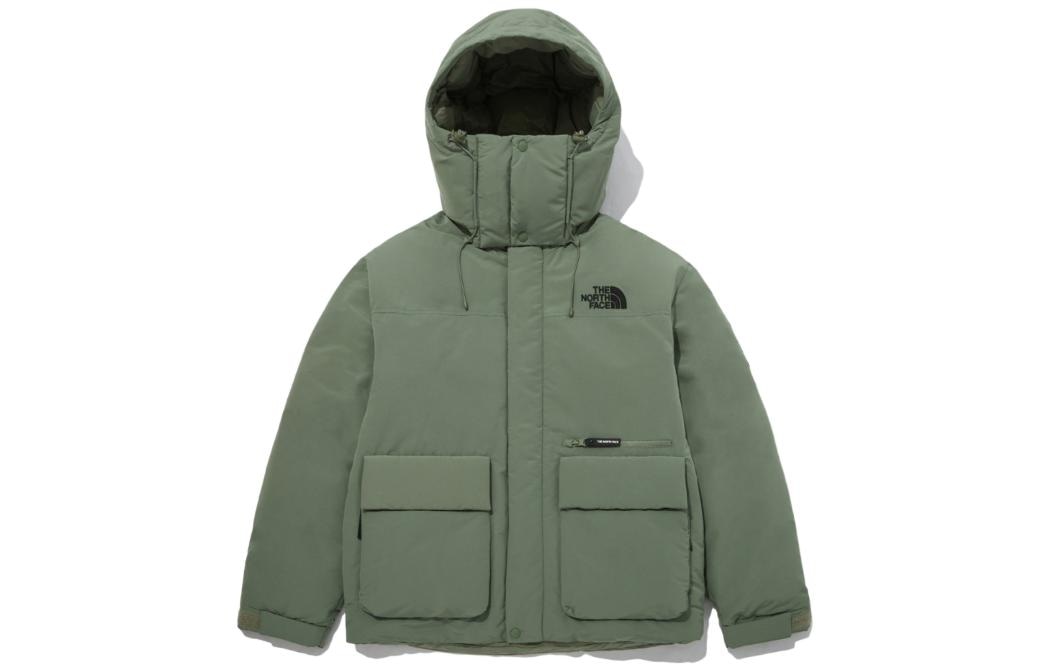 北面/THE NORTH FACE The North Face Logo Zip Hoodie Green