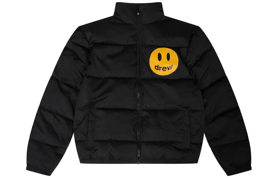 Drew House FW22 Zip Up Puffe-Mascot Black