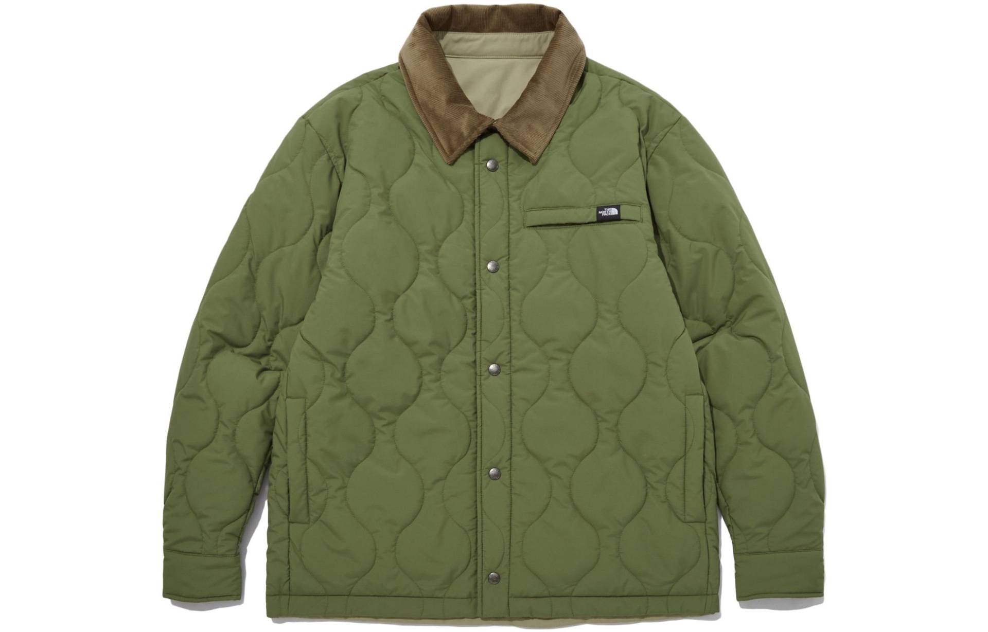 北面/THE NORTH FACE The North Face Rvs V Nuptse Shacket Olive