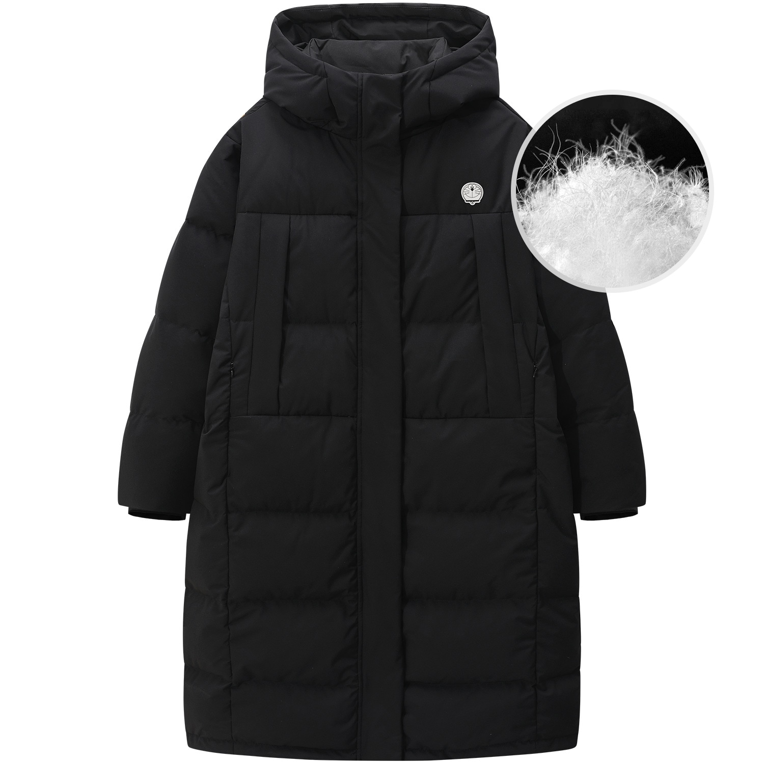 Doraemon/哆啦A梦 Doraemon Parka Black