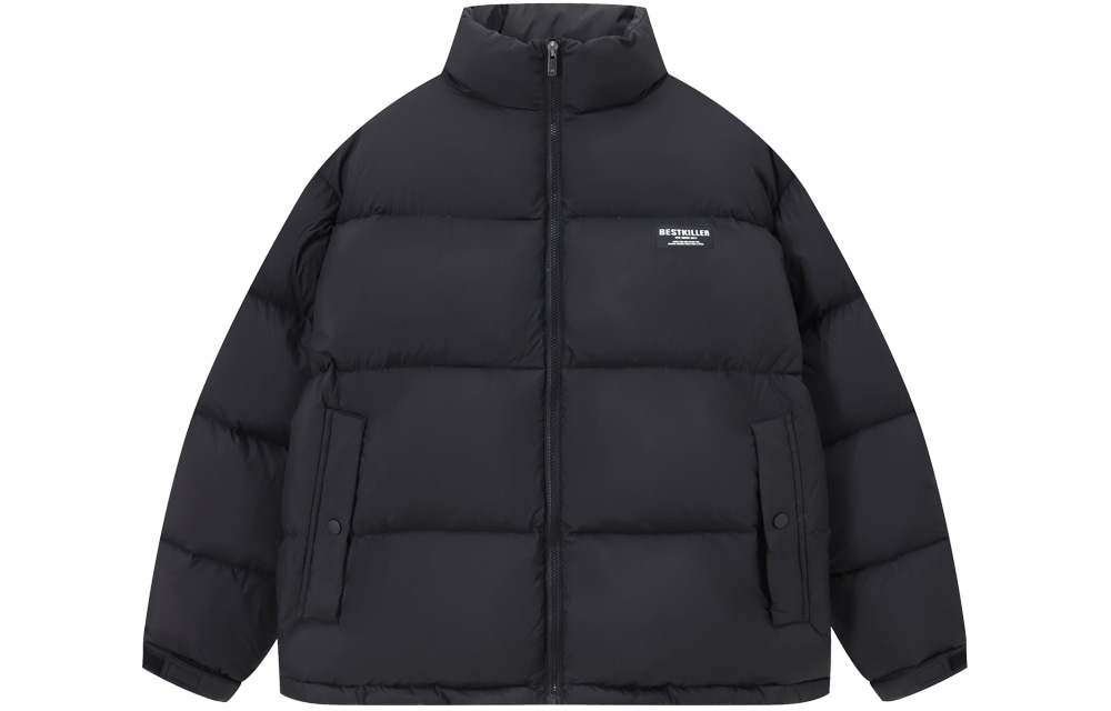 BTK Basic Letter Print Down Jacket