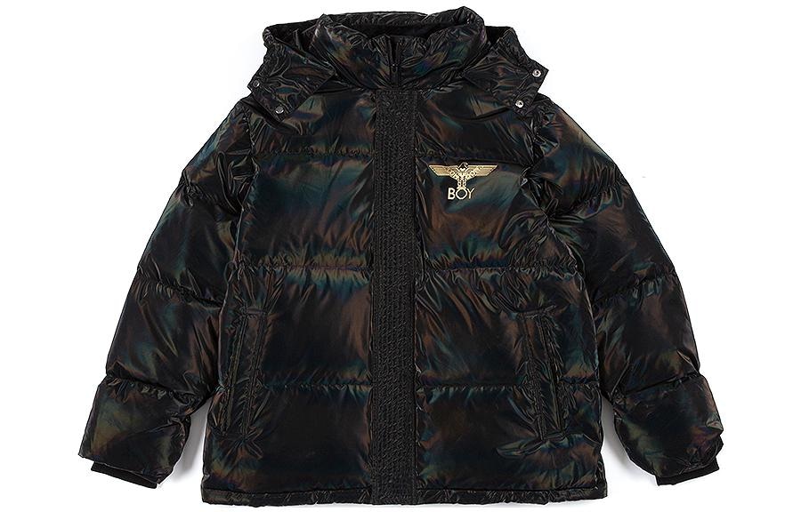 Boy London Zipper Short Down Jacket Black