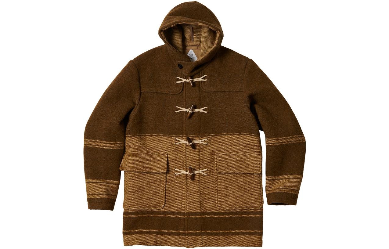 PALACE x C.P. Company FW22 Duffel Jacket Brown