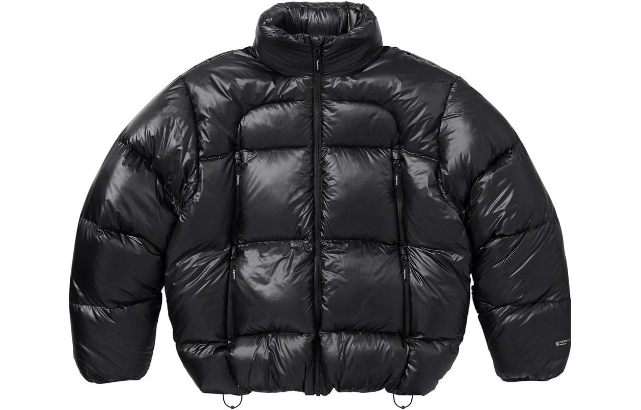 Supreme Featherweight Quilted Lion Hooded Down Jacket
