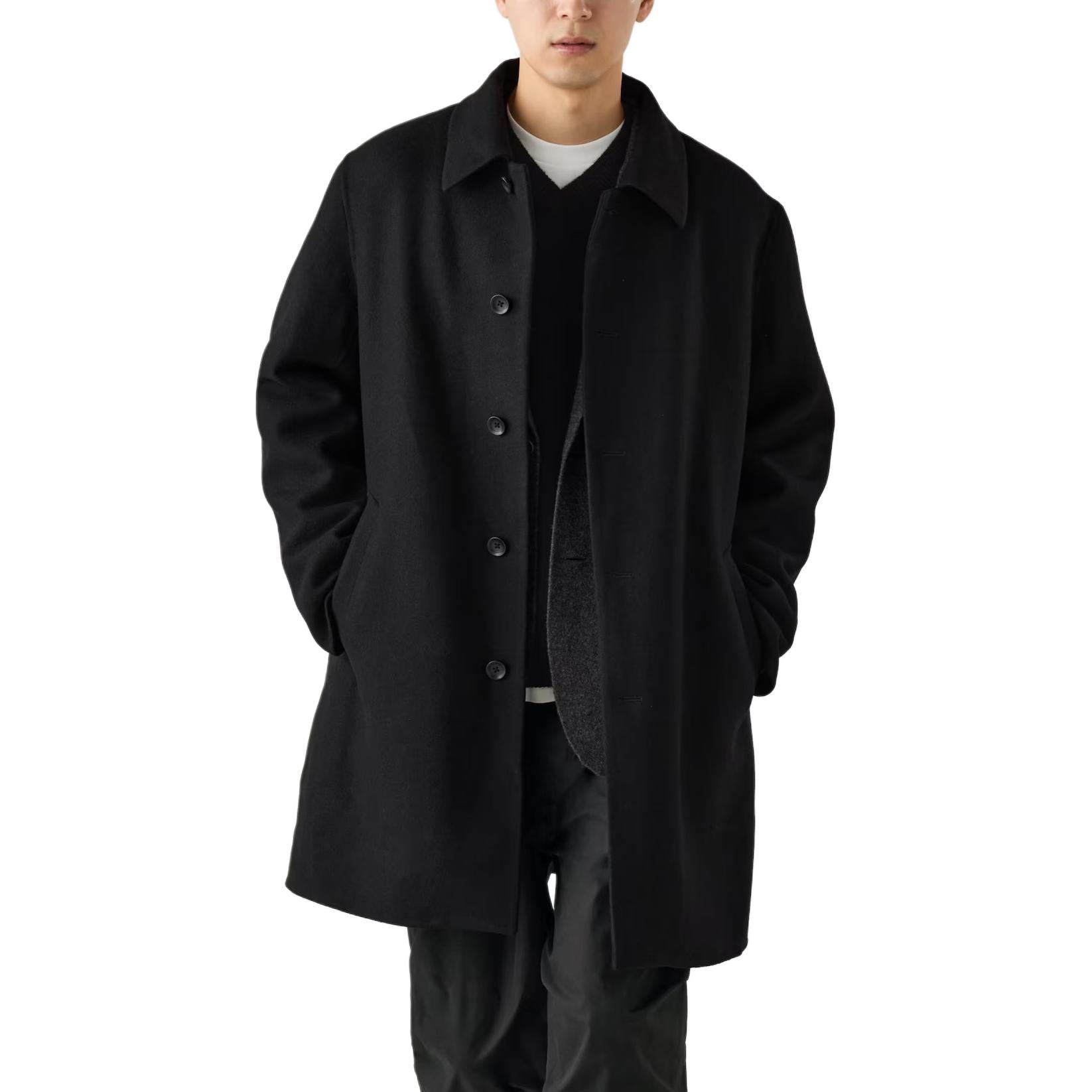 UNIQLO/优衣库 UNIQLO x Clare Waight Keller C Series FW24 Black Coat