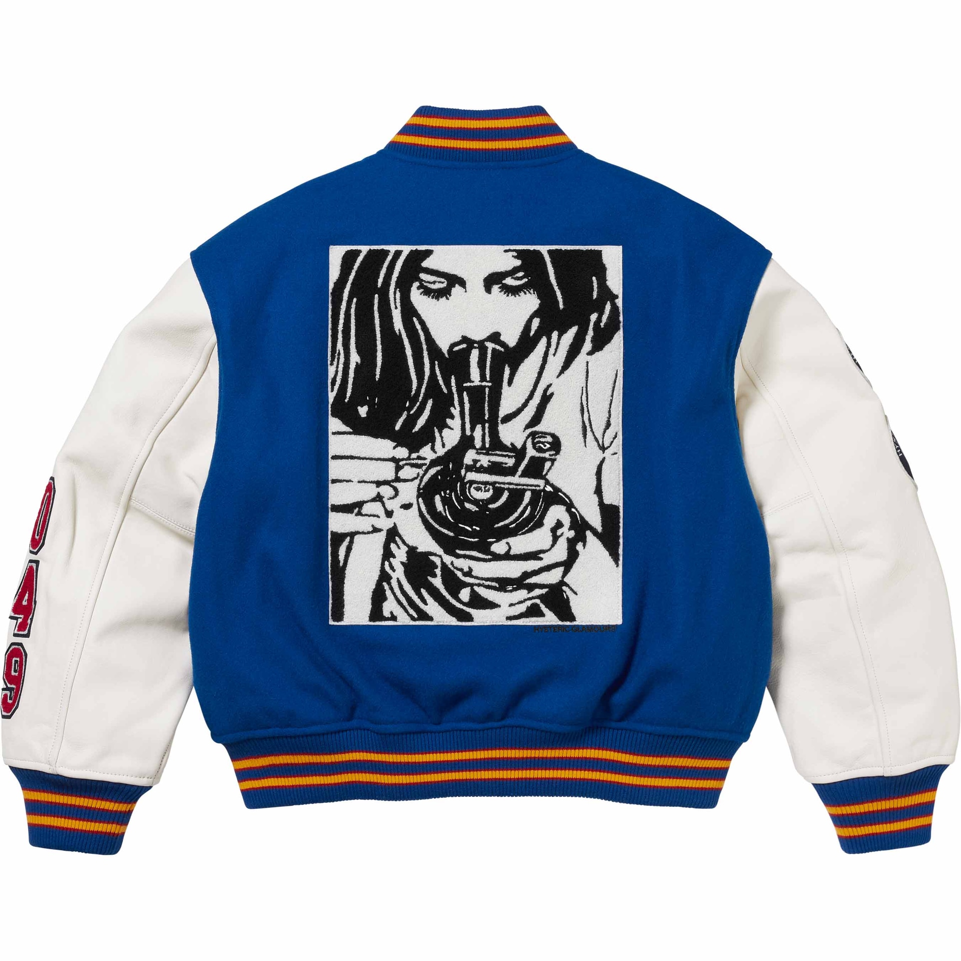 Supreme x HYSTERIC GLAMOUR Varsity Jacket