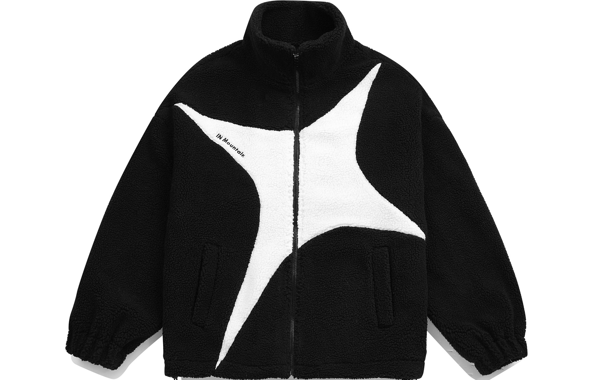 GUUKA Tech Fashion Patchwork Jacket Black