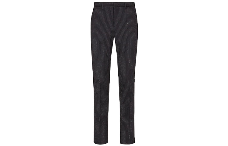 FENDI/芬迪 Fendi FW21 Black Pinstripe Trousers