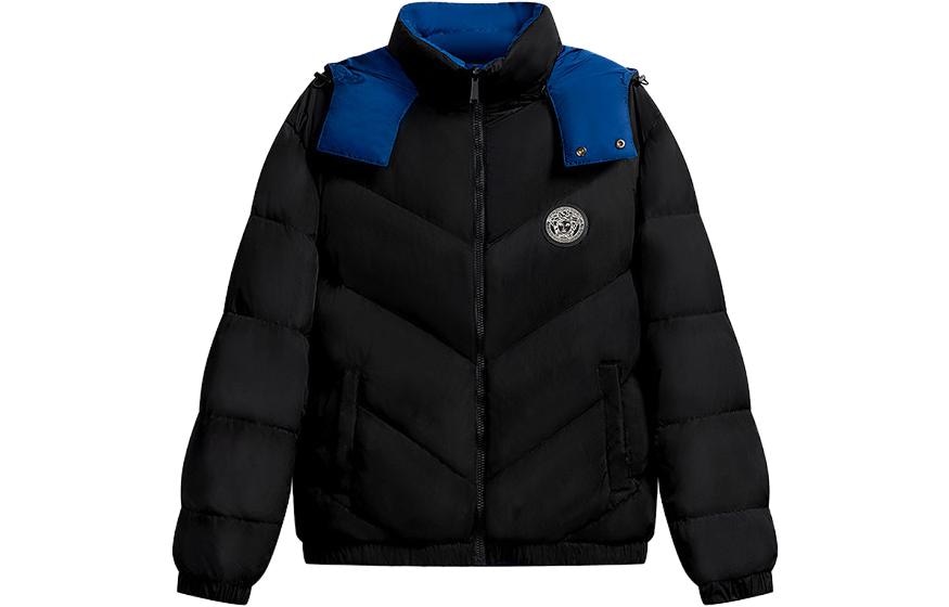 VERSACE/范思哲 Versace Logo Puffer Jacket Black