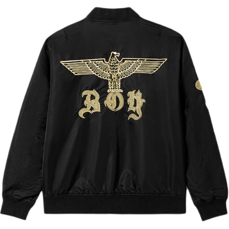 Boy London Logo Embroidered Bomber Jacket
