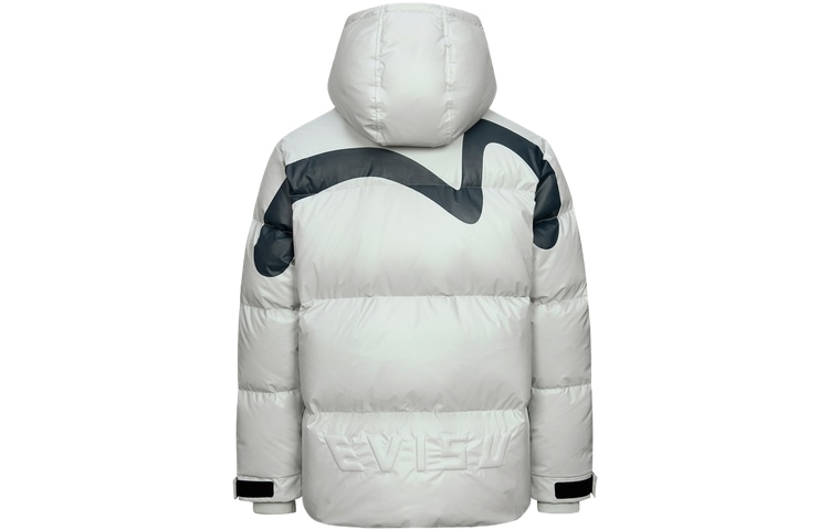 EVISU Silver Grey Down Jacket