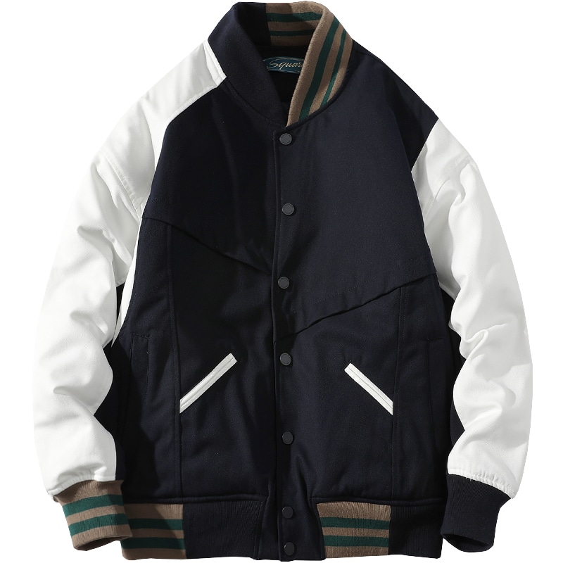 A Square Roota A SQUARE ROOT Varsity Jacket Navy