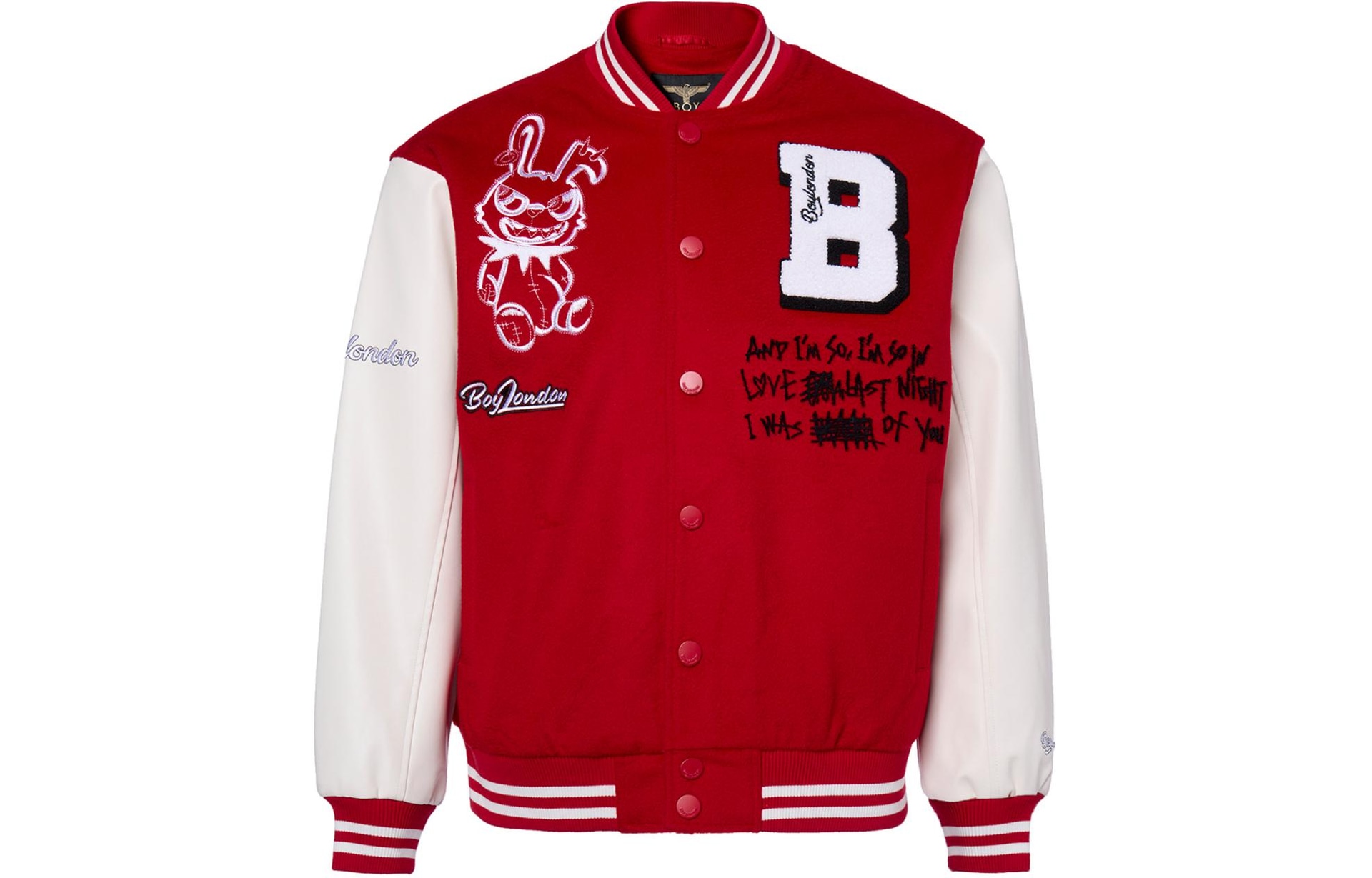 Boy London Varsity Jacket Red