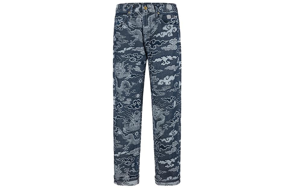 Lee Logo High-Waisted Jeans