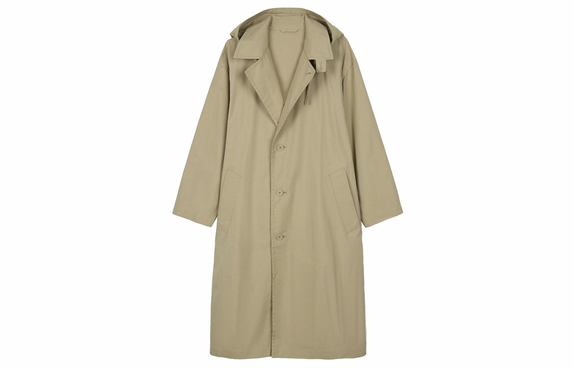 UNIQLO/优衣库 UNIQLO U Series Hooded Coat Khaki