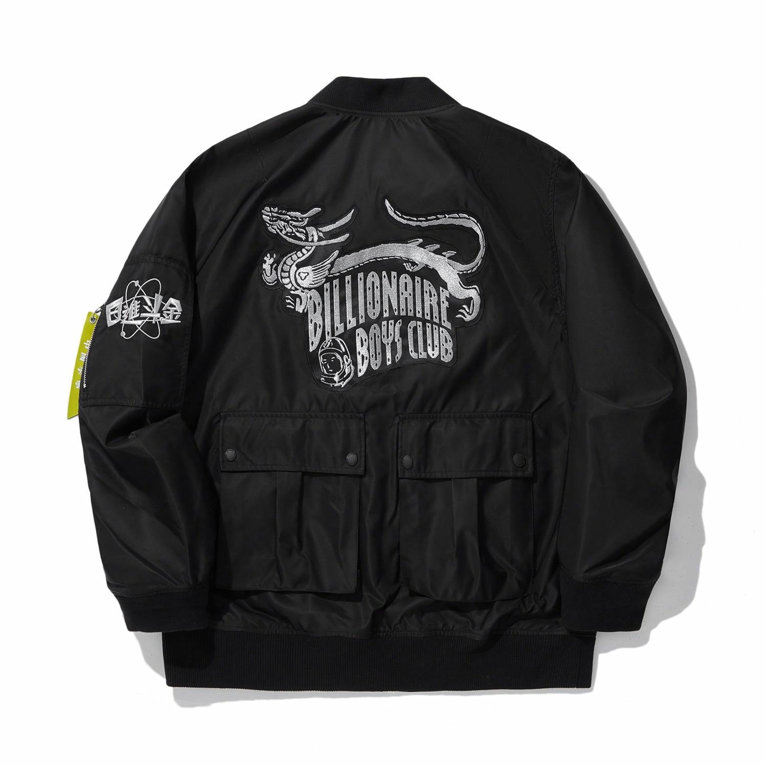 中国李宁 Li-Ning x Billionaire Boys Club Dragon Logo Jacket Black