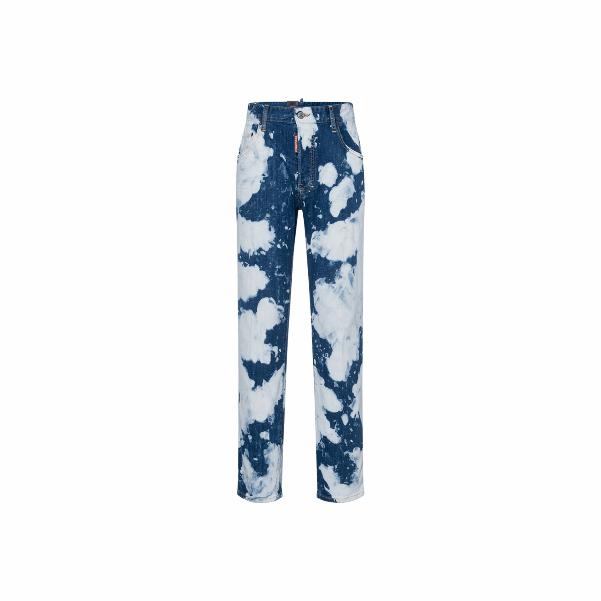 DSQUARED 2 DSQUARED2 SS22 Bleached Paint Effect Jeans