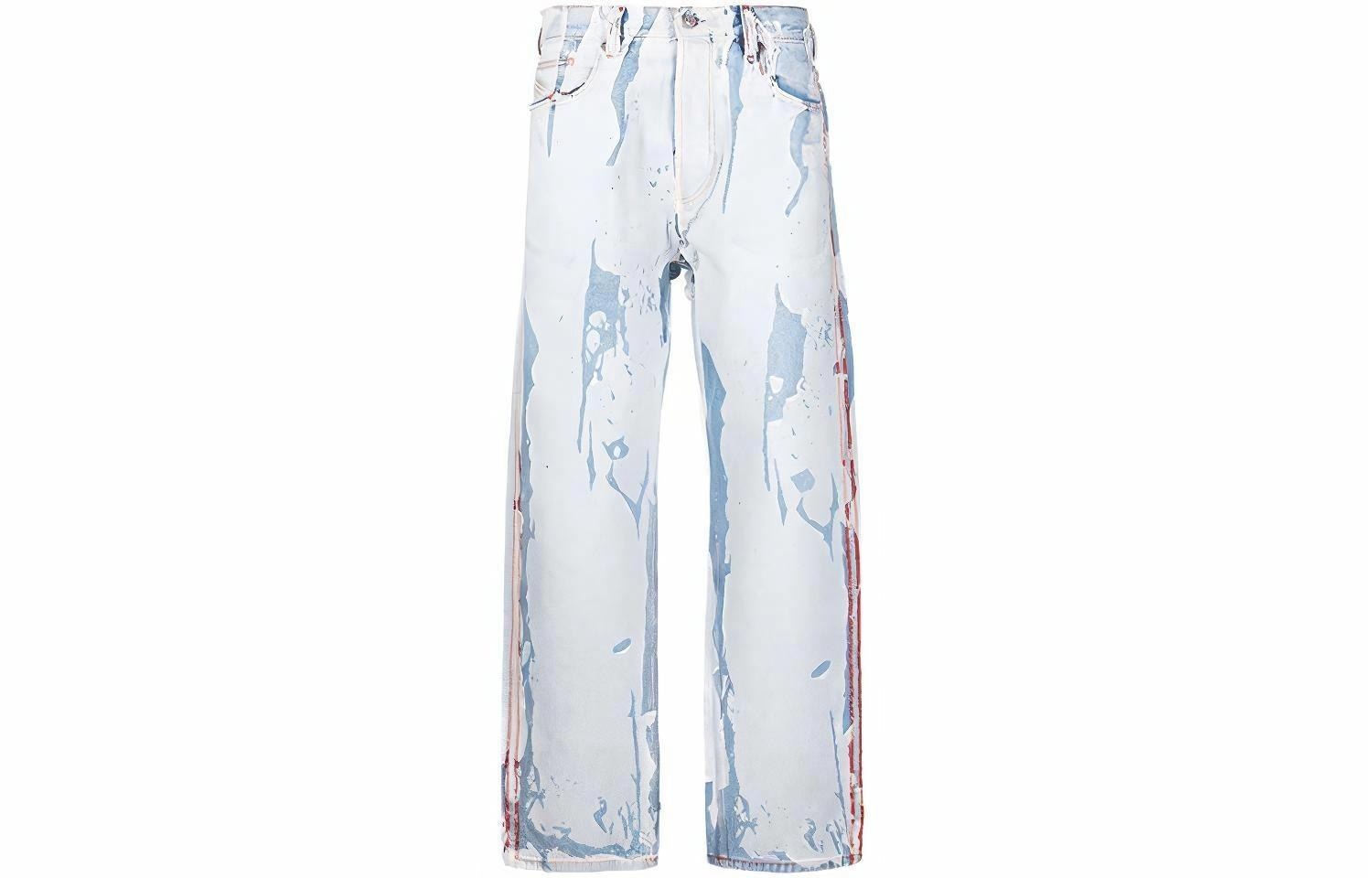 DIESEL Peel-Off Effect Jeans
