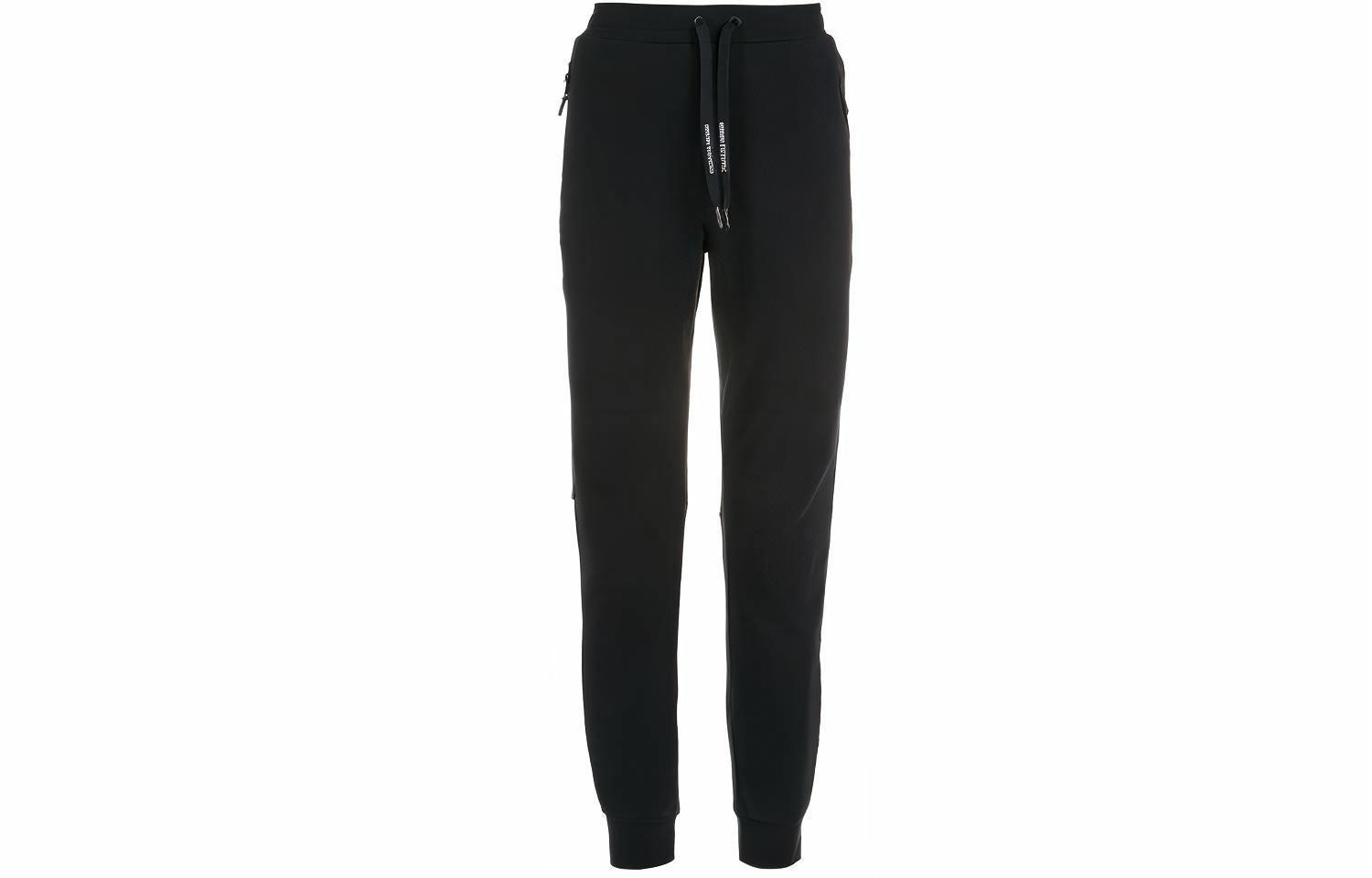 Armani Exchange Micro Logo Joggers Black