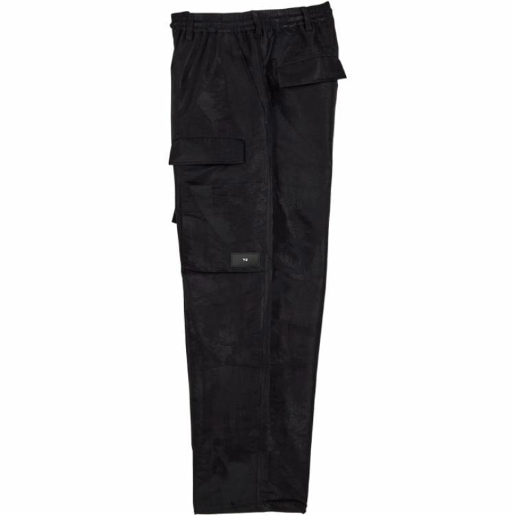 Y-3 LINED RIPS PNTS