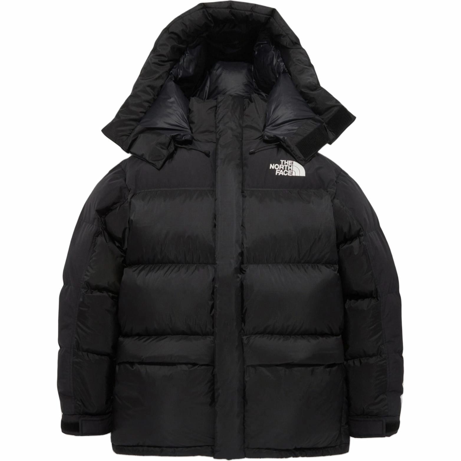 北面/THE NORTH FACE The North Face Logo Hoodie Down Jacket Black