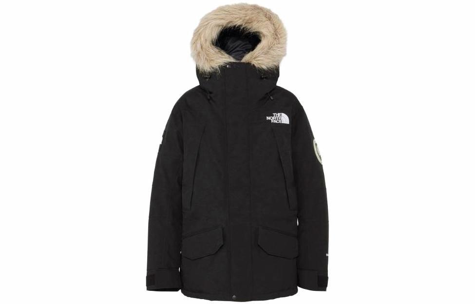 北面/THE NORTH FACE The North Face Logo Embroidered Hoodie Jacket Black